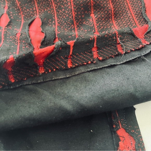 Punk Rock Monster Date Night Distressed Strapless Dress | XSmall - Picture 7 of 8